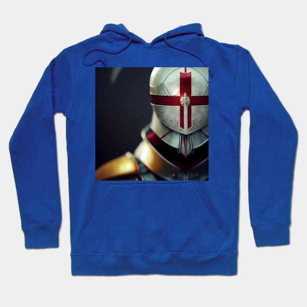 Knights Templar in The Holy Land Hoodie by Grassroots Green